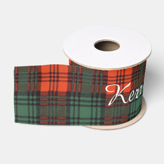 Kerr clan Plaid Scottish tartan Grosgrain Ribbon