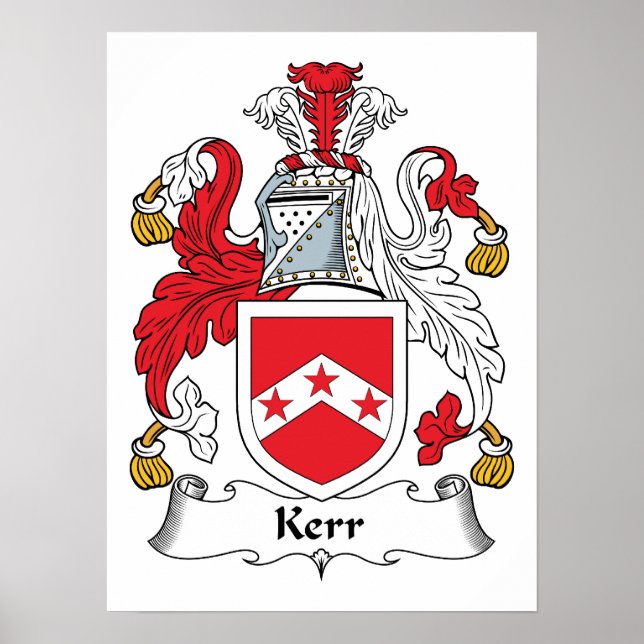 Kerr Family Crest Poster (Front)
