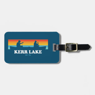 Kerr Lake Virginia North Carolina Canoe Luggage Tag