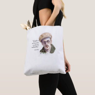 Kerr/London James Joyce & "God Spoke" Quote Tote Bag
