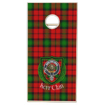 Kerr Scottish Clan Tartan Crest Cornhole Set