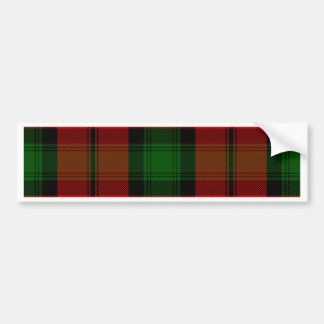 Kerr Tartan Bumper Sticker