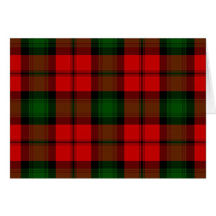 Kerr tartan red green plaid