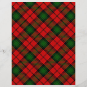 Kerr tartan red green plaid