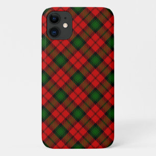 Kerr tartan red green plaid iPhone 11 case