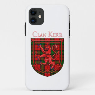 Kerr Tartan Scottish Plaid Lion Rampant iPhone 11 Case