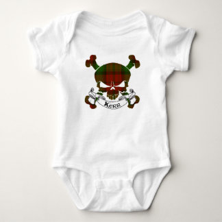 Kerr Tartan Skull Baby Bodysuit