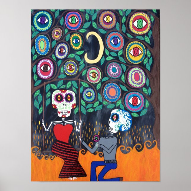 Kerri Ambrosino Art Poster Day of The Dead (Front)