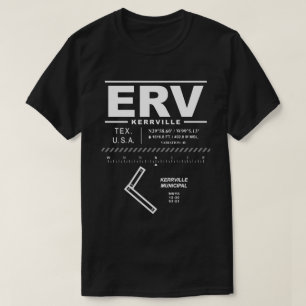 Kerrville Municipal Airport ERV USAA T-Shirt