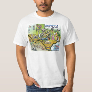 Kerrville TEXAS Map Tee