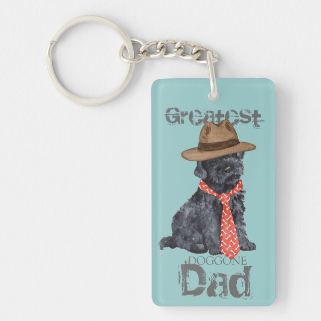 Kerry Blue Dad Key Ring (Front)