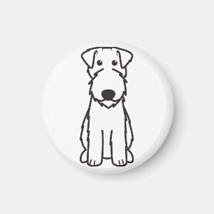 Kerry Blue Terrier Dog Cartoon Magnet
