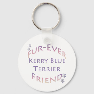 Kerry Blue Terrier Furever Key Ring