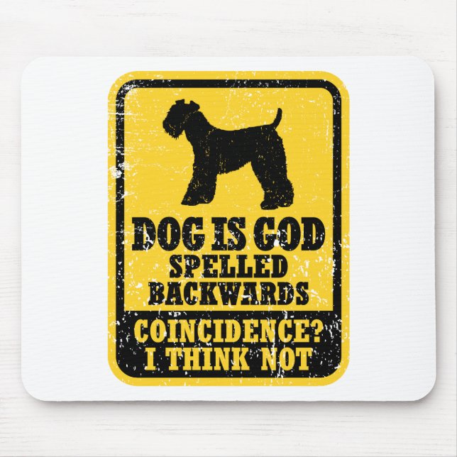 Kerry Blue Terrier Mouse Pad (Front)