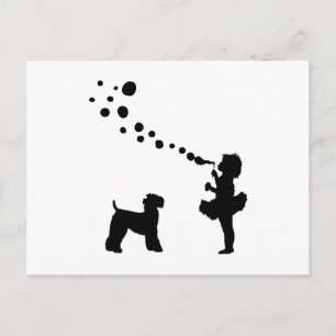 Kerry Blue Terrier Postcard