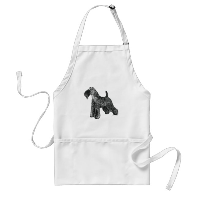 Kerry Blue Terrier Standard Apron (Front)