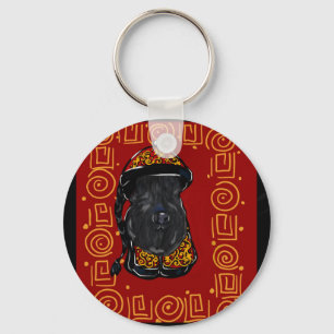Kerry Blue Terrier Year of the Dog Key Ring