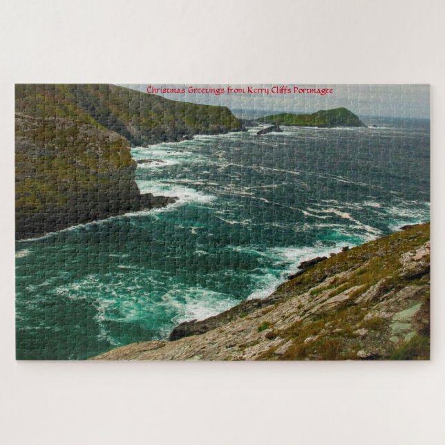 Kerry Cliffs Portmagee Kerry Ireland. Jigsaw Puzzl Jigsaw Puzzle (Horizontal)