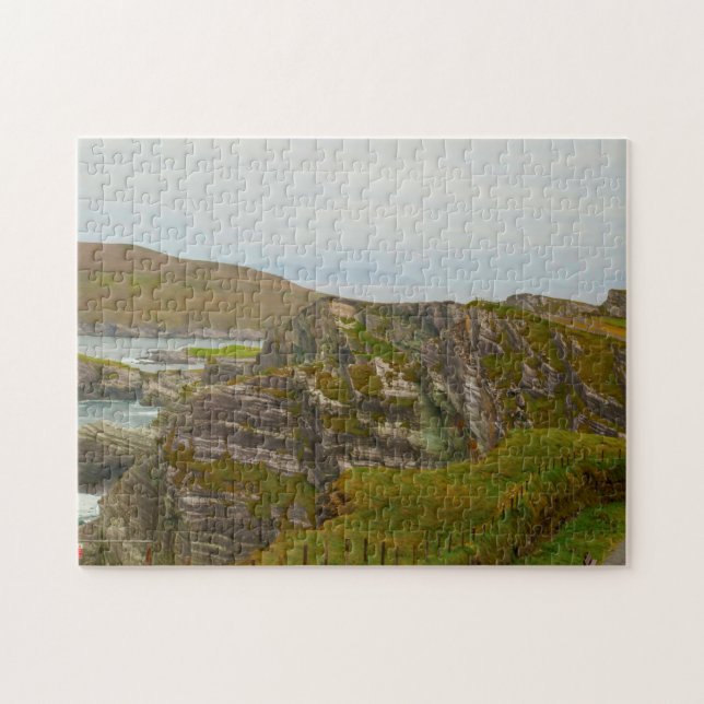 Kerry Cliffs Portmagee Kerry Ireland. Jigsaw Puzzle (Horizontal)