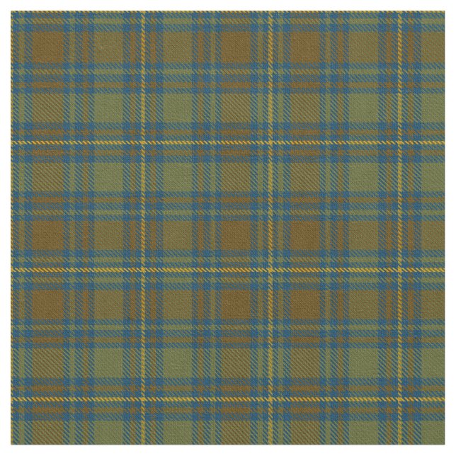 Kerry County Irish Tartan Fabric (Close Up)