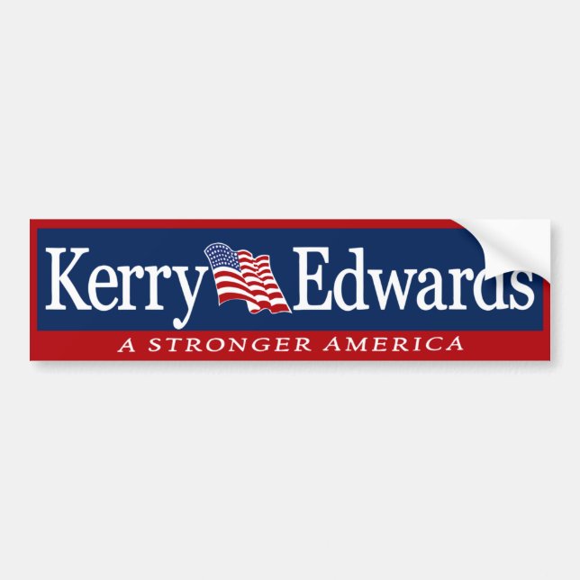 Kerry Edwards '04 John Kerry 2004 Bumper Sticker (Front)