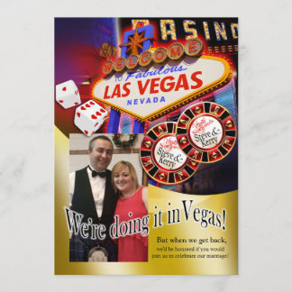 Kerry Vegas Reception (contact me 2 personalise) Invitation