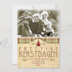 Kerst foto wenskaart