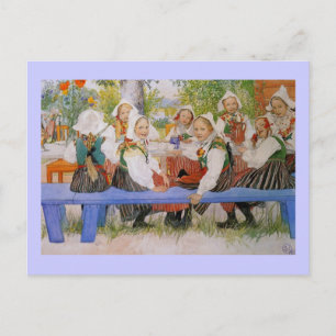 Kersti's Birthday 1909 Postcard