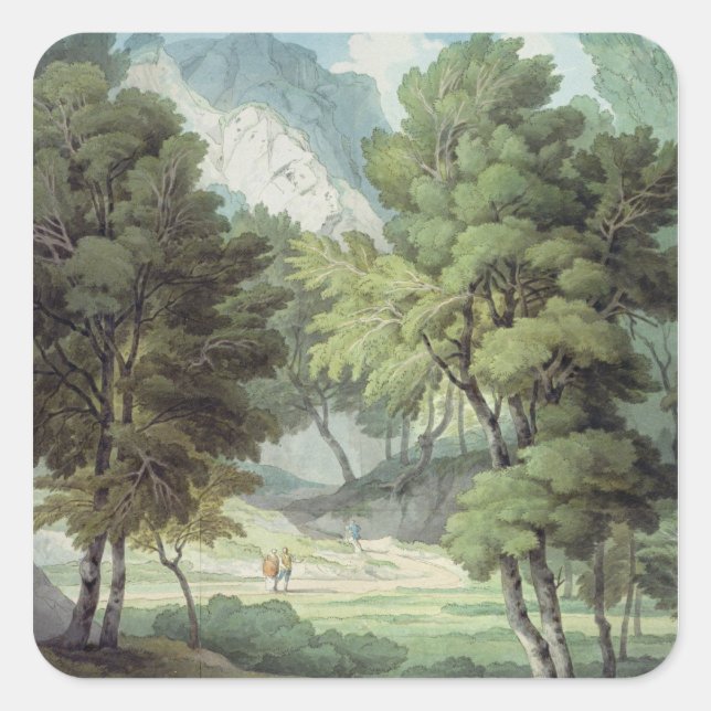 Kerswell, Devon Square Sticker (Front)