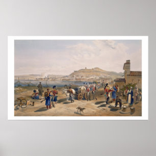 Kertch from the North, plate from 'The Seat of War Poster