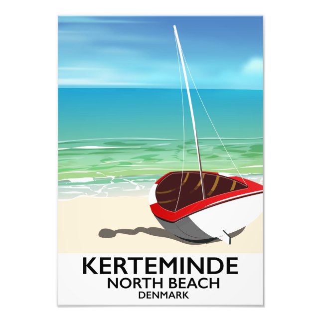 Kerteminde North Beach Denmark Travel poster (Front)