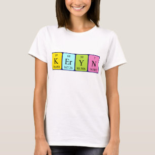 Keryn periodic table name shirt