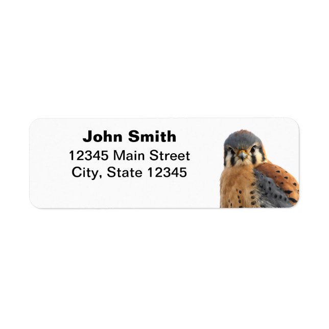 Kestrel Address Label Return Address Label (Front)