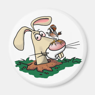 Kestrel and Rabbit Magnet