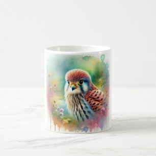 Kestrel in the Breeze 020924AREF130 - Watercolor Coffee Mug