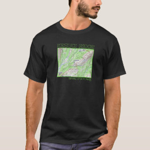 Kesugi Ridge Hiking Map Denali State Park Alaska S T-Shirt