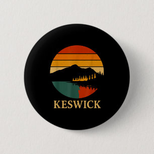 Keswich Lake District 6 Cm Round Badge