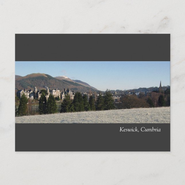 Keswick in Cumbria Postcard (Front)