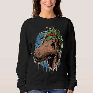 Keta Horse Techno Dj Ketamine Headphones Sweatshirt