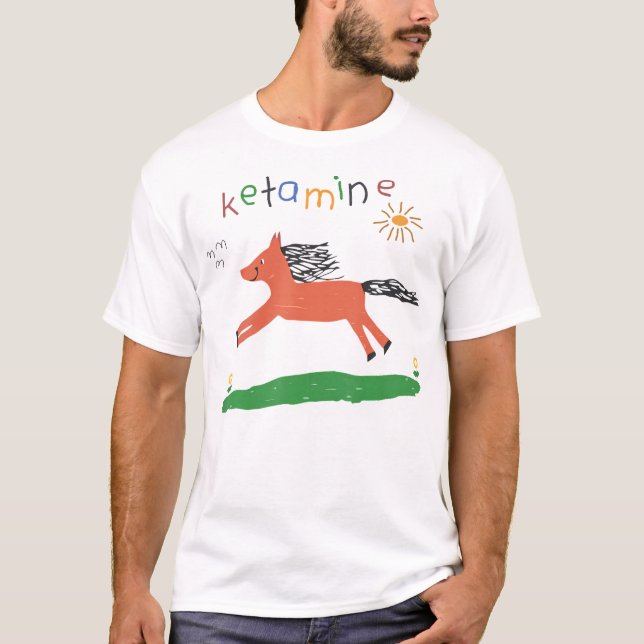 Ketamine Horse Emergency Tee Funny (Front)