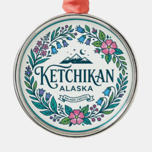 Ketchikan, Alaska Alaska Metal Ornament