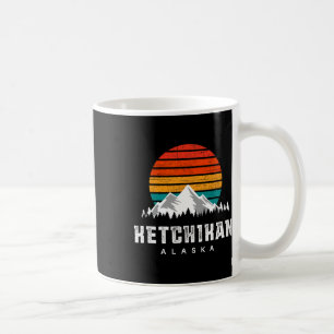 Ketchikan Alaska Mountain Scene Skiing And Hiking Coffee Mug