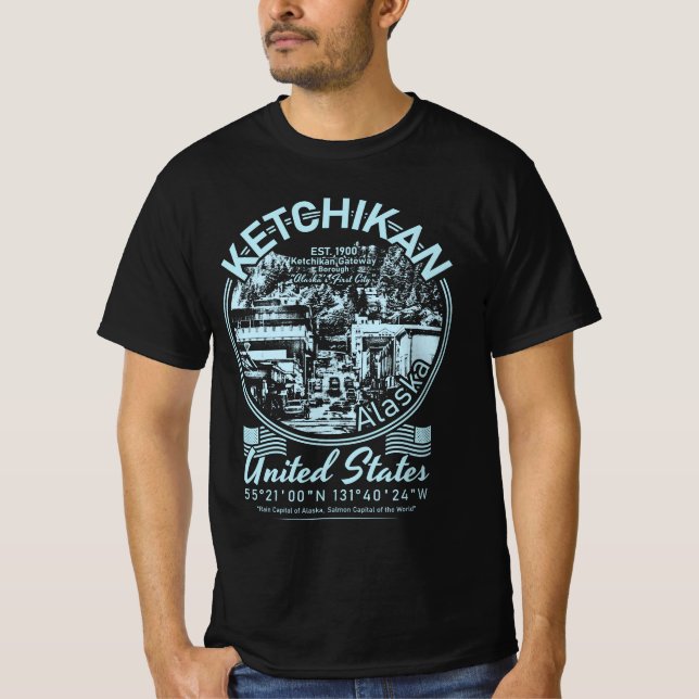 KETCHIKAN ALASKA - REVILLAGIGEDO ISLAND T-Shirt (Front)