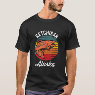 Ketchikan Alaska Salmon Fishing  T-Shirt