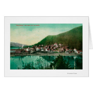 Ketchikan, Alaska Town View - First City in
