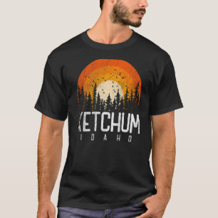 Ketchum Idaho ID Retro Style Vintage 70s 80s 90s T-Shirt