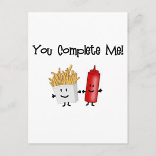 Ketchup and Fries! Postcard