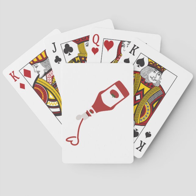 Ketchup Bottle Playing Cards (Back)