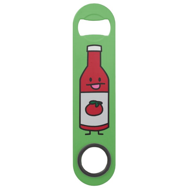 Ketchup Bottle Tomato Sauce Table condiment fancy (Front)