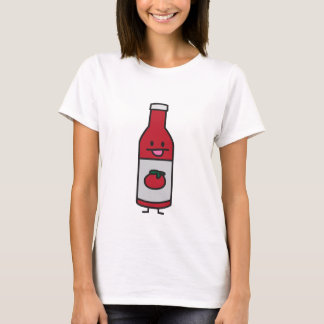 Ketchup Bottle Tomato Sauce Table condiment fancy T-Shirt